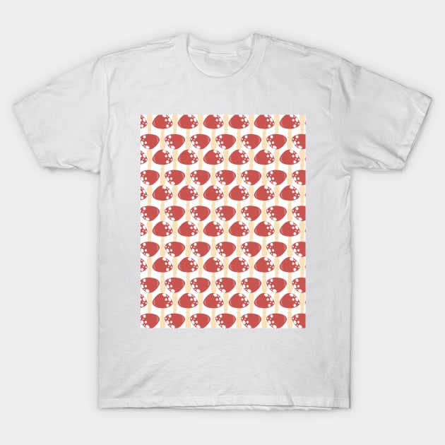Mushroom pattern T-Shirt by Artlove